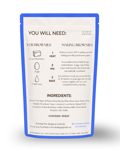 Cocoa Coma Brownie Mix (Pre Order)